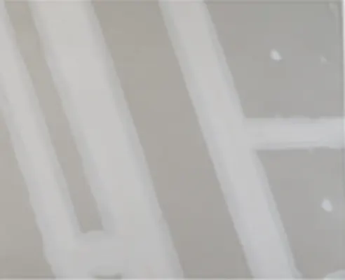 Detail einer vorbereiteten Trockenbauwand